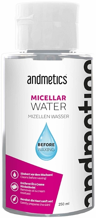 Kawiorowa woda micelarna z francuską wodą termalną - Andmetics Micellar Water — Zdjęcie N1
