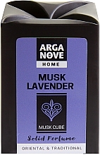 Kostka zapachowa do domu - Arganove Solid Perfume Cube Musk Lavender — Zdjęcie N1