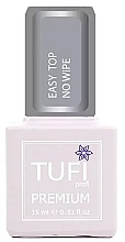 Top coat do paznokci - Tufi Profi Premium Easy Top No Wipe — Zdjęcie N1
