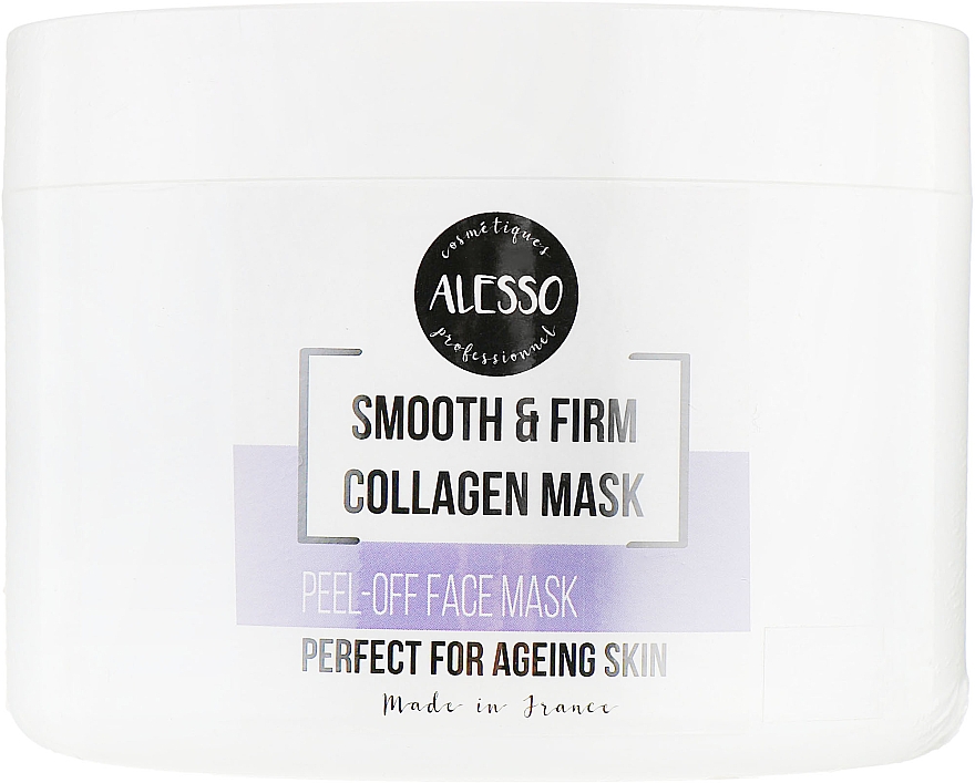 Kolagenowa maska ​​alginianowa do twarzy - Alesso Professionnel Smooth & Firm Collagen Mask — Zdjęcie N1