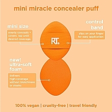 Zestaw gąbek do makijażu, 6 szt. - Real Techniques Mini Miracle Concealer Puff — Zdjęcie N7