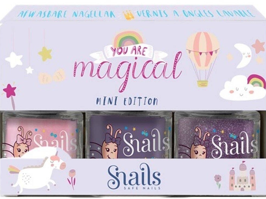 Zestaw lakierów do paznokci - Snails You Are Magical Mini Edition Unicorn (nail/polish/3x7ml) — Zdjęcie N1