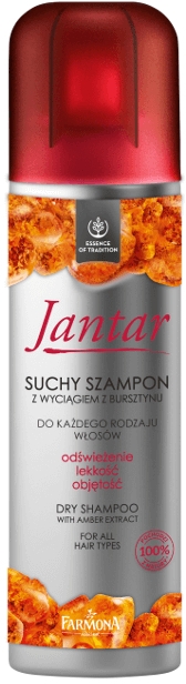 Suchy szampon z wyciągiem z bursztynu - Farmona Jantar