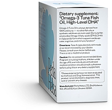 Suplement diety z tuńczyka o wysokiej zawartości DHA Omega-3, 500 mg, 120 kapsułek - Perla Helsa Omega-3 Tuna Mind & Body Dietary Supplement — Zdjęcie N4