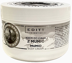 Krem do ciała z Mumio - Editt Cosmetics — Zdjęcie N1
