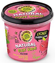 Kup Naturalny peeling do ciała Liczi i guma balonowa - Planeta Organica Natural Body Scrub Lychee & Bubble Gum