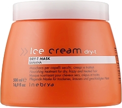 Maska do włosów suchych, farbowanych i kręconych - Inebrya Ice Cream Dry-T Mask — Zdjęcie N5