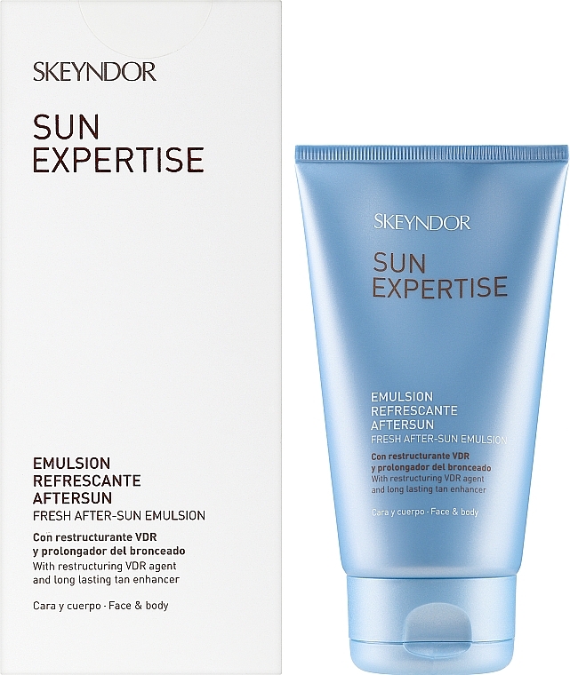 Odświeżająca emulsja po opalaniu do twarzy i ciała - Skeyndor Sun Expertise Fresh After Sun Emulsion — Zdjęcie N2