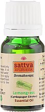 Olejek z trawy cytrynowej - Sattva Ayurveda Aromatherapy Lemongrass Essential Oil — Zdjęcie N2