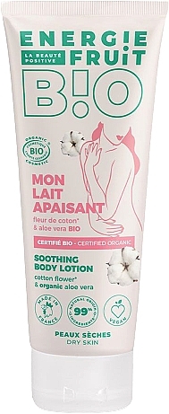 Mleczko do ciała z bawełną i aloesem - Energie Fruit Moisturising Body Milk Coton & Aloe Vera — Zdjęcie N1