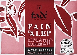 Kup Mydło Aleppo z olejem laurowym 20% - Tadé Pain d'Alep Olive & Laurier 20% Soap