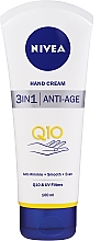 Przeciwstarzeniowy krem do rąk - NIVEA Q10 Anti-Age Care Hand Cream — Zdjęcie N1