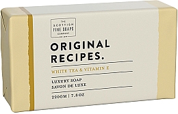 Mydło w kostce Biała herbata i witamina E - Scottish Fine Soaps Original Recipes White Tea & Vitamin E Luxury Soap Bar — Zdjęcie N1