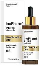 Kup Serum do twarzy i szyi - InoPharm Pure Elements BIO Olive Oil + CBD