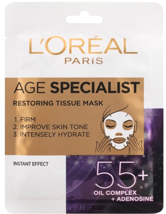 Regenerująca maska ujędrniająca do twarzy - L'Oreal Paris Age Specialist 55+ — Zdjęcie N1