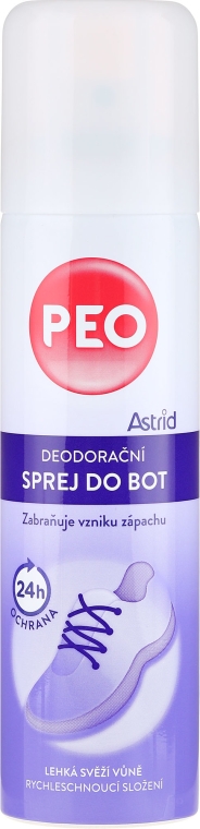 Dezodorant w sprayu do obuwia - Astrid Deodorant Shoe Spray PEO — Zdjęcie N1