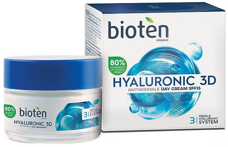 Hialuronowy krem do twarzy na dzień - Bioten Hyaluronic 3D Day Cream — Zdjęcie N1