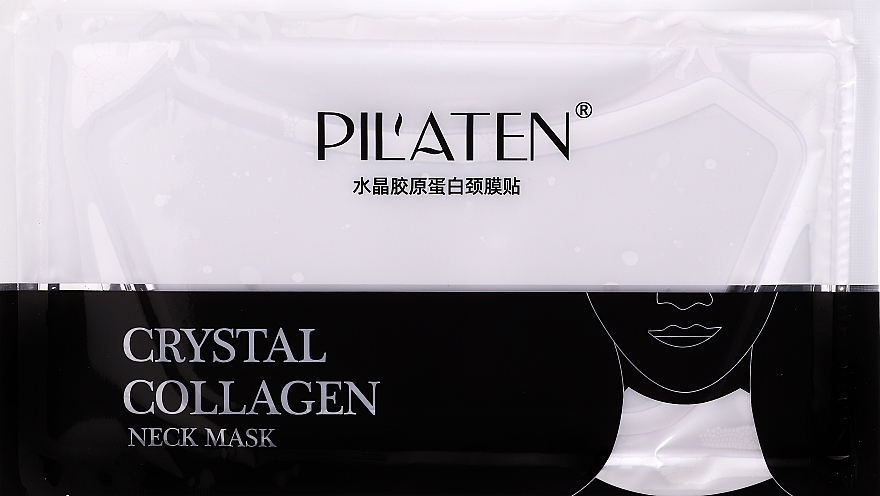 Maska z kolagenem na szyję - Pil'aten Collagen Crystal Neck Mask — Zdjęcie N1