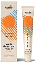 PRZECENA! Lekki krem przeciwsłoneczny do twarzy i ciała SPF 50+ - Resibo Sun To The People SPF 50+ * — Zdjęcie N2