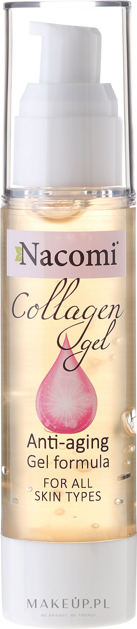 Kolagenowe serum żelowe do twarzy - Nacomi Collagen Gel Anti-Aging — Zdjęcie 50 ml
