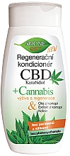 Regenerująca odżywka do włosów z olejem konopnym - Bione Cosmetics CBD Kanabidiol — Zdjęcie N1