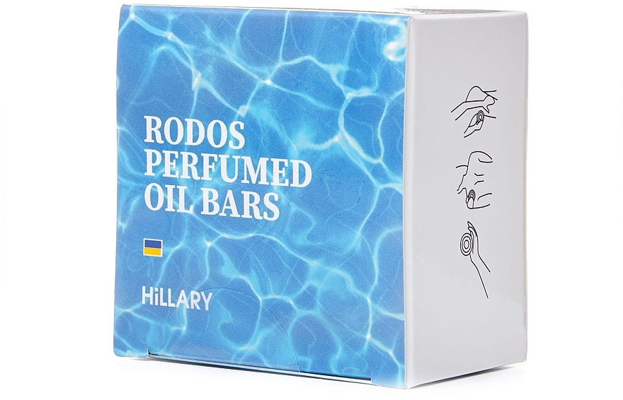 Perfumowany olejek do ciała w kostce - Hillary Perfumed Oil Bars Rodos  — Zdjęcie N2