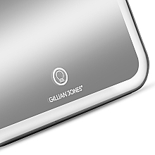 Lusterko-tablet, 10209-00, czarne - Gillian Jones Tablet Mirror Black With LED And USB-C Charging — Zdjęcie N2