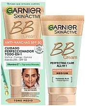 Kup krem BB - Garnier Skin Active BB Cream Anti-Dark Spots Spf50