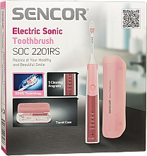 Elektryczna szczoteczka do zębów, różowa, SOC 2200SL - Sencor — Zdjęcie N9