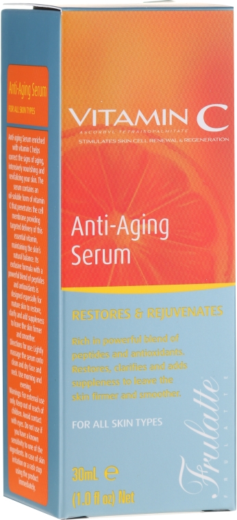 Przeciwstarzeniowe serum do twarzy z witaminą C - Frulatte Vitamin C Anti-Aging Face Serum — Zdjęcie N1