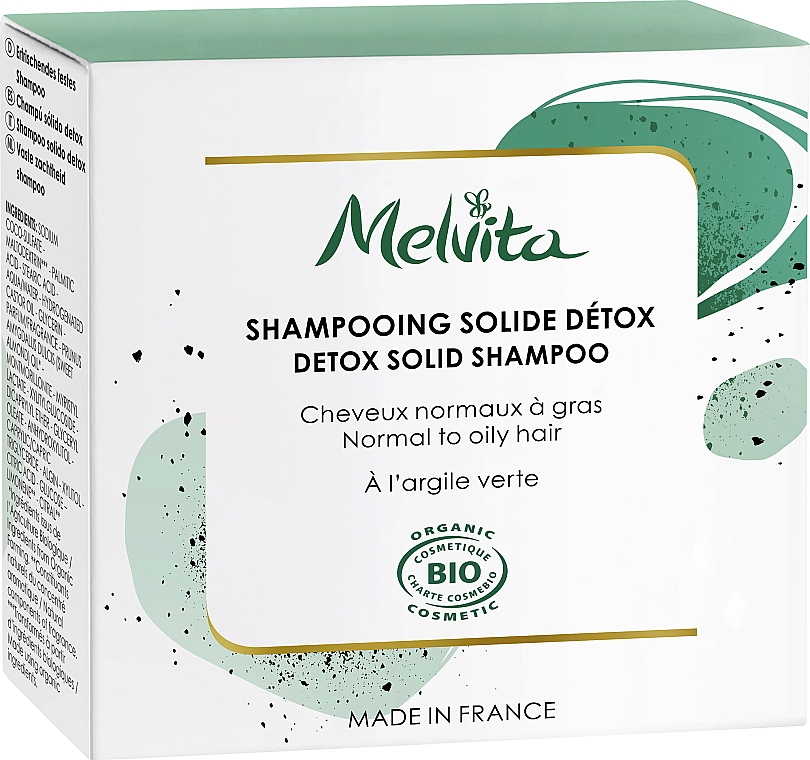 Szampon w kostce Detox - Melvita Detox Solid Shampoo — Zdjęcie N1