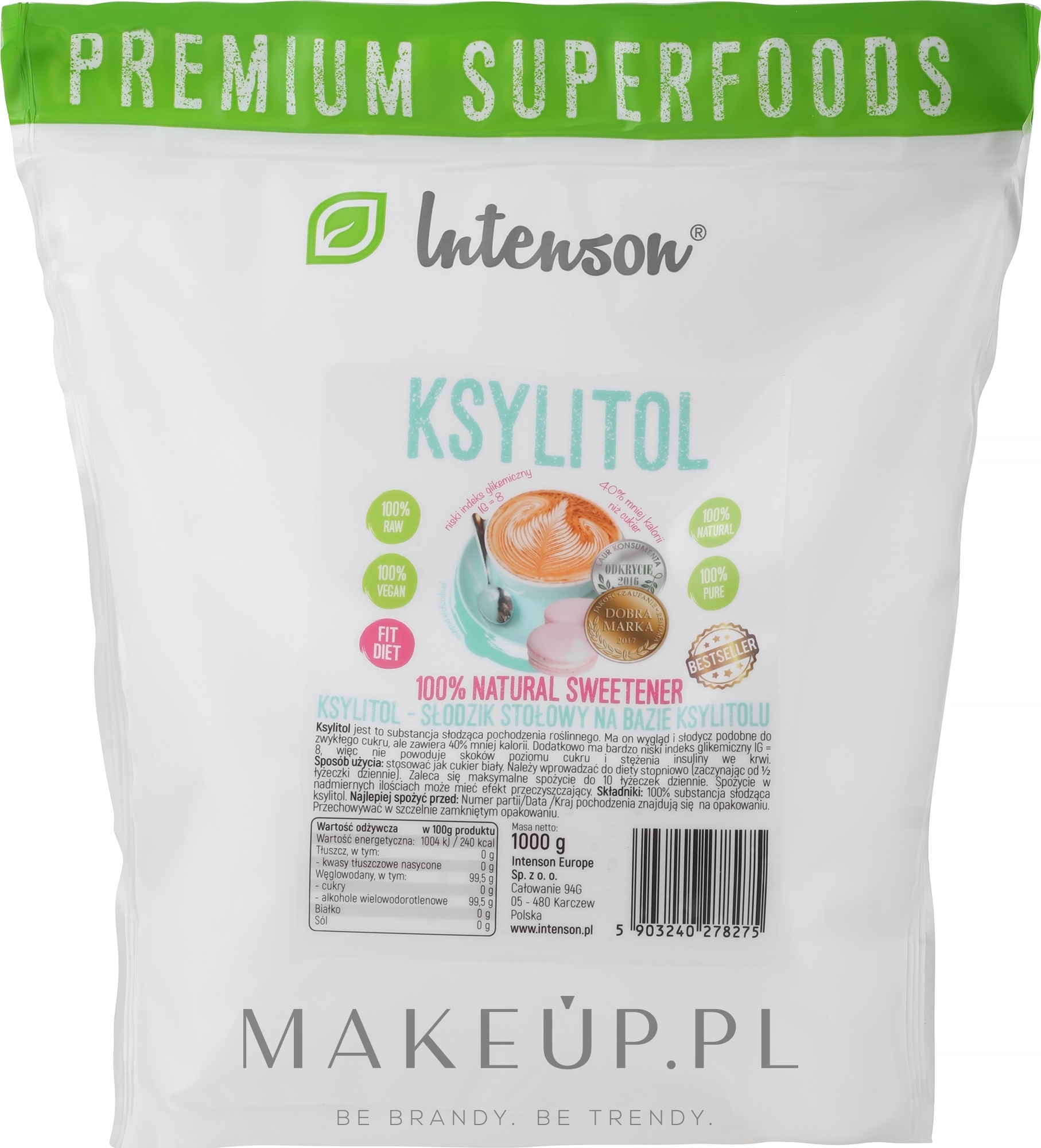Suplement diety Ksylitol - Intenson Xylitol — Zdjęcie 1000 g