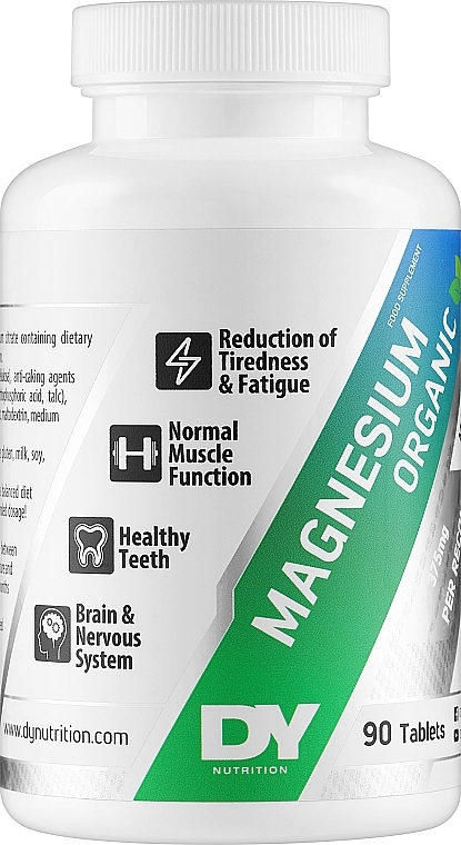 Suplement diety Organic Magnesium - DY Nutrition Magnesium Organic — Zdjęcie N1