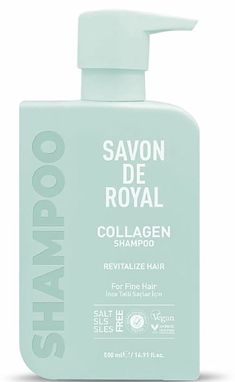 Szampon do włosów z kolagenem - Savon De Royal Miracle Pastel Shampoo — Zdjęcie N1