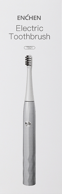 Elektryczna szczoteczka do zębów, szara - Enchen T501 Gray — Zdjęcie N2