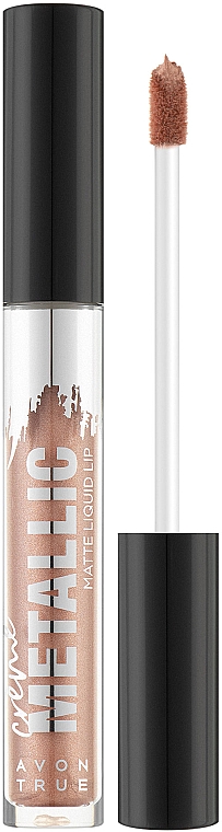 Metaliczna matowa szminka w płynie do ust - Avon True Crème Metallic Lipstick — Zdjęcie N1