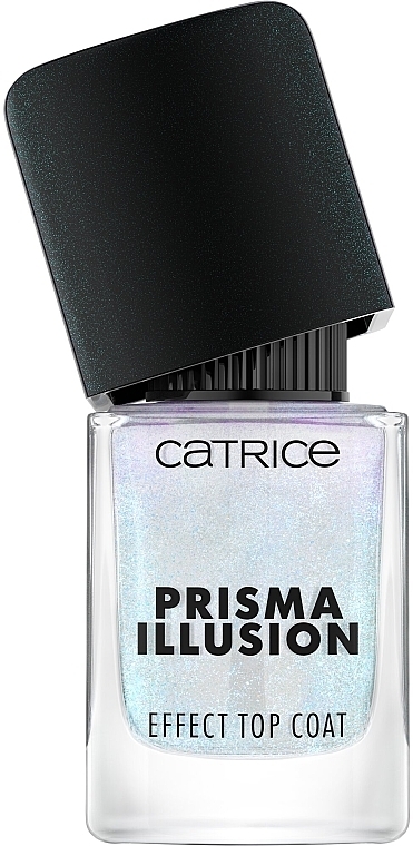 Top coat do paznokci z efektem pryzmatycznym - Catrice Prisma Illusion Effect Galactic Dust Top Coat — Zdjęcie N3