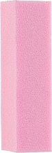 Blok polerski czterostronny z pianki, 95 x 25 x 25 mm, różowy - Baihe Hair — Zdjęcie N1