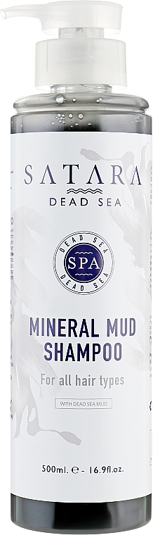 Szampon z błotem mineralnym - Satara Dead Sea Mineral Mud Shampoo