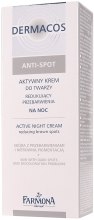 Aktywny krem do twarzy redukujący przebarwienia na noc - Farmona Professional Dermacos Anti-Spot Active Night Cream — Zdjęcie N2