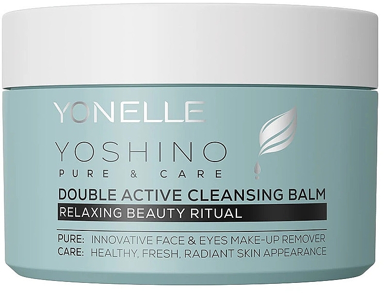 Podwójnie aktywny balsam do mycia twarzy - Yonelle Yoshino Pure & Care Double Active Cleansing Balm — Zdjęcie N1