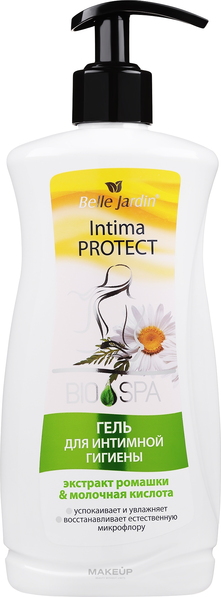 Żel do higieny intymnej z ekstraktem z rumianku i kwasem mlekowym - Belle Jardin Bio Spa Intima Protect — Zdjęcie 500 ml