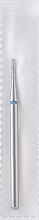 Frez diamentowy, stożek ścięty, L-6 mm, 1,2 mm, niebieski - Head The Beauty Tools — Zdjęcie N1