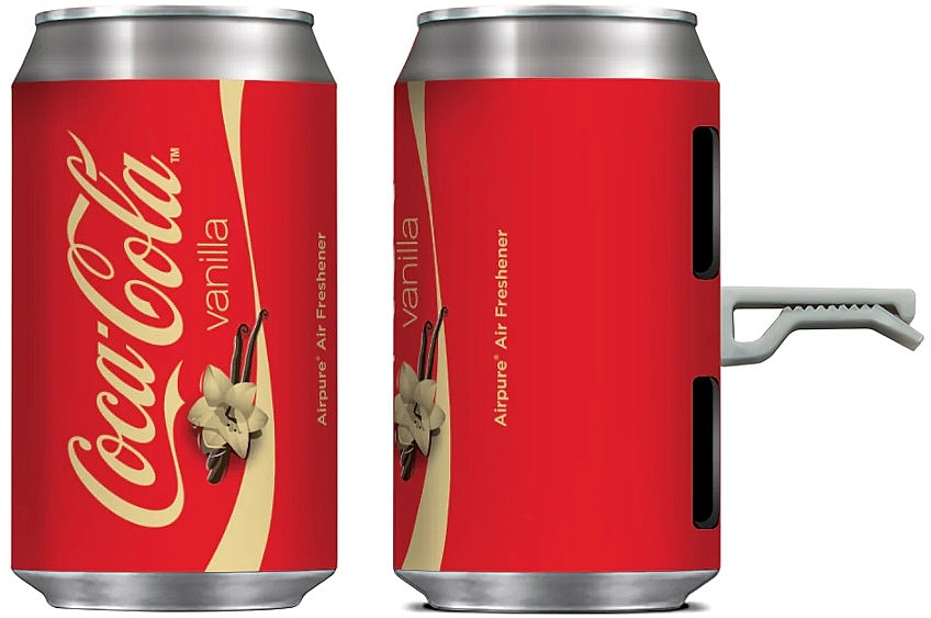 Samochodowa zawieszka zapachowa Coca-Cola Vanilla - Airpure Car Vent Clip Air Freshener Coca-Cola Vanilla — Zdjęcie N2