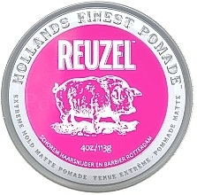 Matowa pomada do włosów - Reuzel Pink Extreme Hold Matte Pomade — Zdjęcie N1