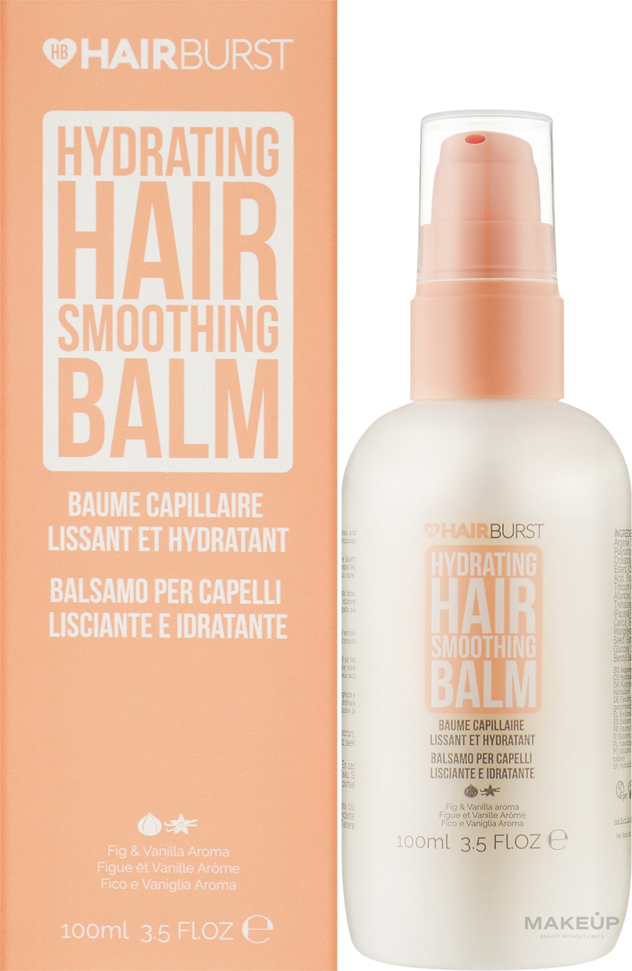 PRZECENA! Nawilżająco-zmiękczający balsam do włosów bez spłukiwania - Hairburst Hydrating Hair Smoothing Balm * — Zdjęcie 100 ml