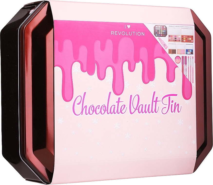 PRZECENA! Zestaw do makijażu, 13 produktów - I Heart Revolution Chocolate Vault Tin Gift Set * — Zdjęcie N3
