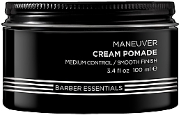 Pomada-krem o naturalnej fakturze dla mężczyzn do układania włosów - Redken Brews Cream Pomade — Zdjęcie N1