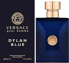 Versace Dylan Blue Pour Homme - Perfumowany dezodorant w sprayu dla mężczyzn  — Zdjęcie N2