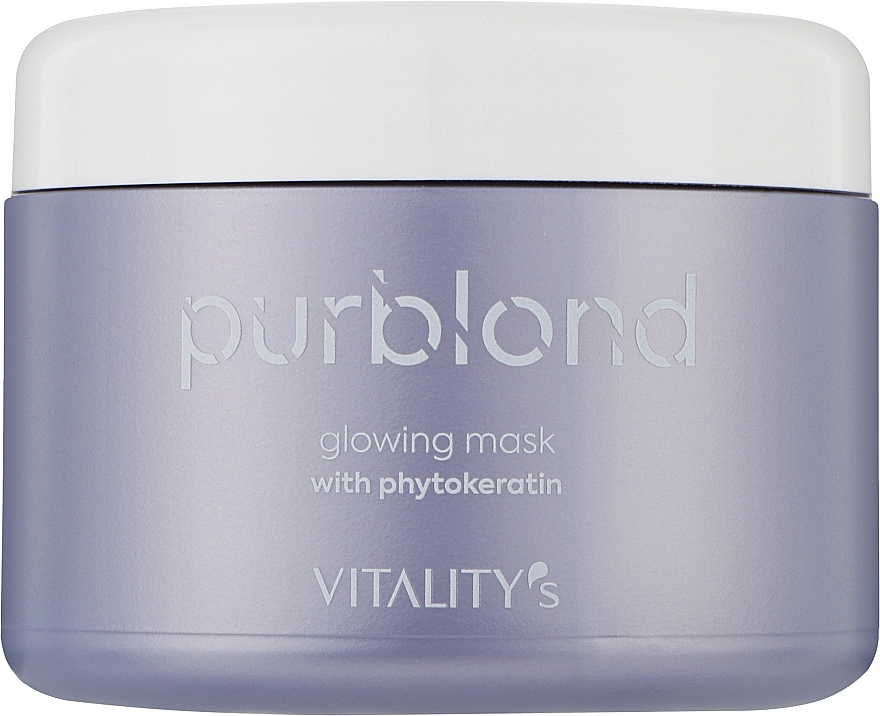 Maska do włosów blond - Vitality's Purblond Glowing Mask — Zdjęcie N1